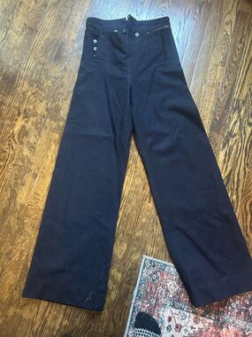 Vintage wool sailor pants